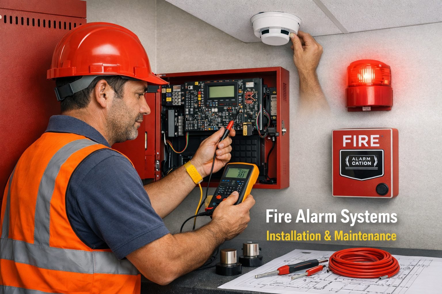Sistema direccionable de detección y alarma contra incendios
