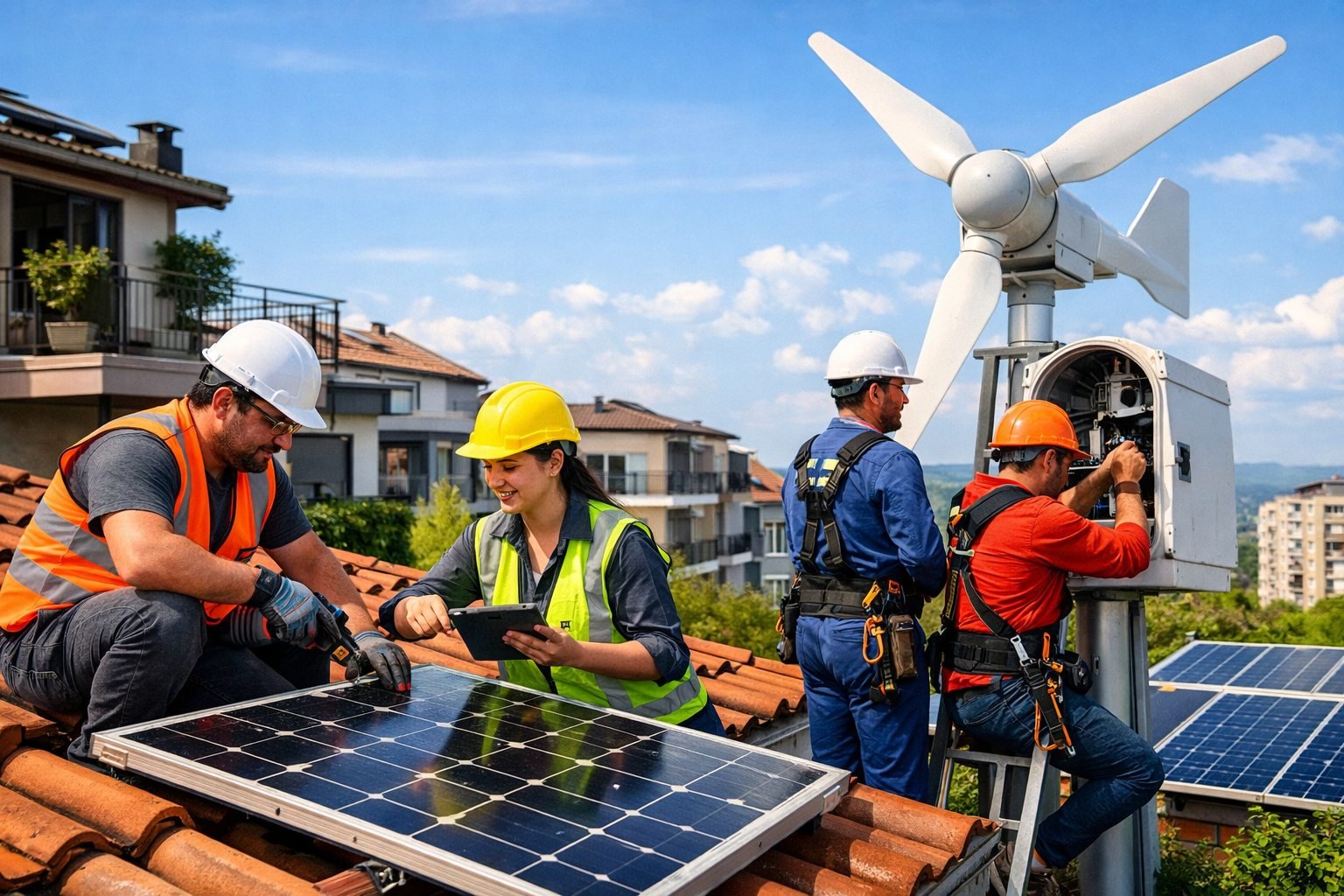 Paneles solares y soluciones de energías renovables
