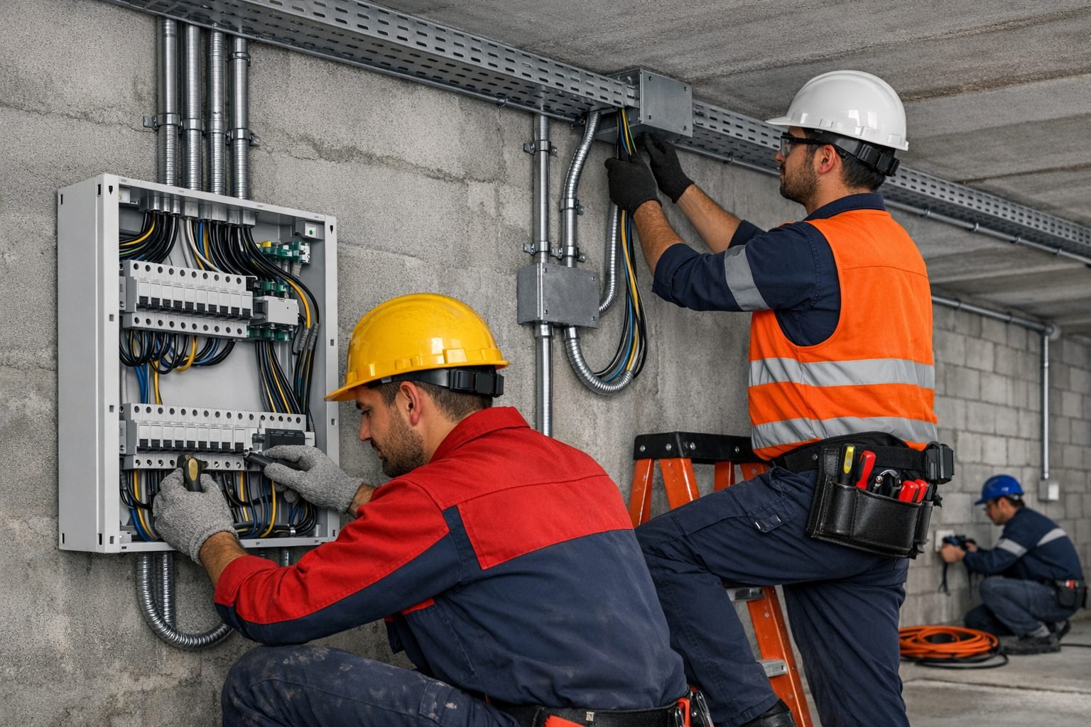 Instalaciones eléctricas de baja, media y alta tensión